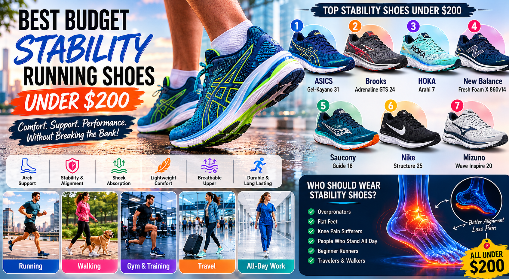 Best Budget Stability Running Shoes Under 0