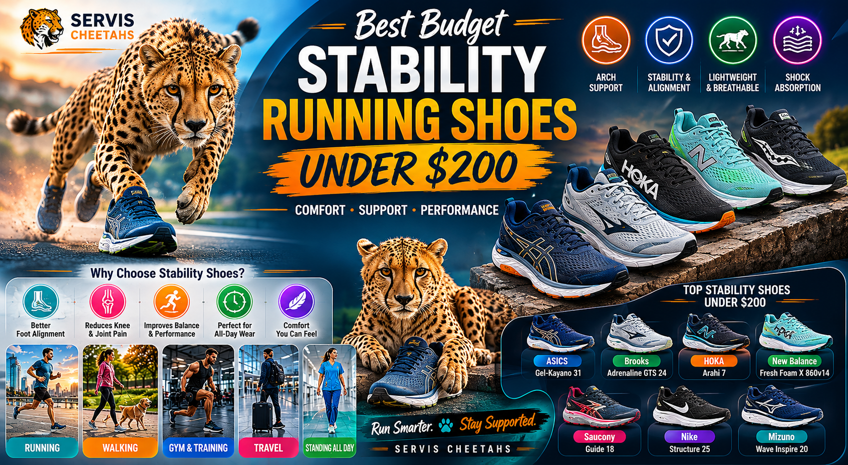 Best Budget Stability Running Shoes Under $200