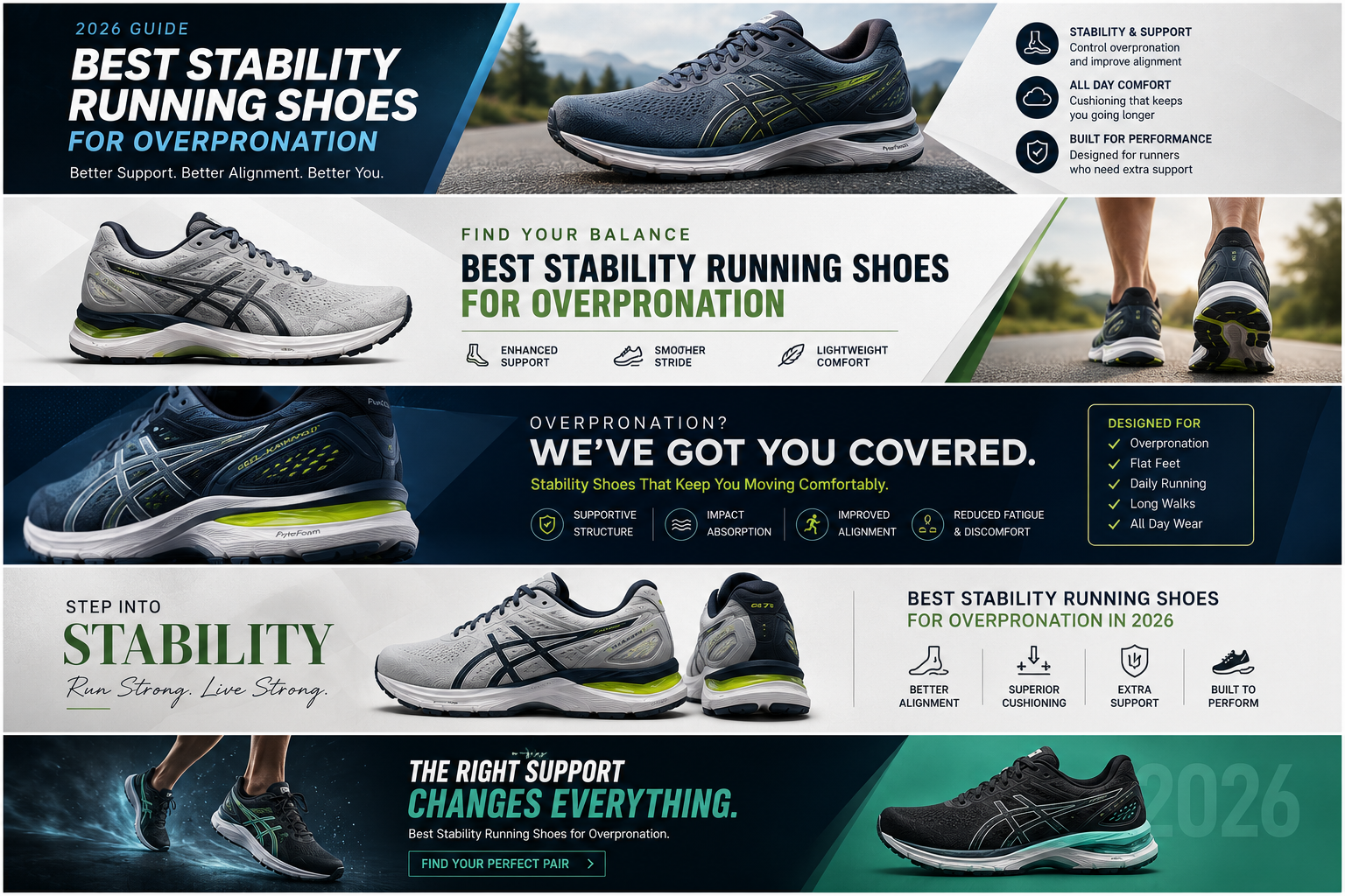 best stability running shoes for overpronation